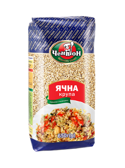 Крупа ячмінна ячна ЧЕМПІОН, 650 г